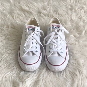 Women’s White Low Top Converse